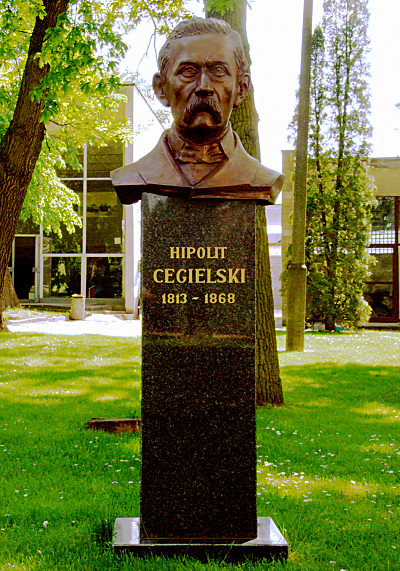 546-30. Popiersie Hipolita Cegielskiego (Pomniki; WPN, Szreniawa). Autor: Stanis�aw Nowak, Pozna�. Na licencji Creative Commons {by-nc-sa}